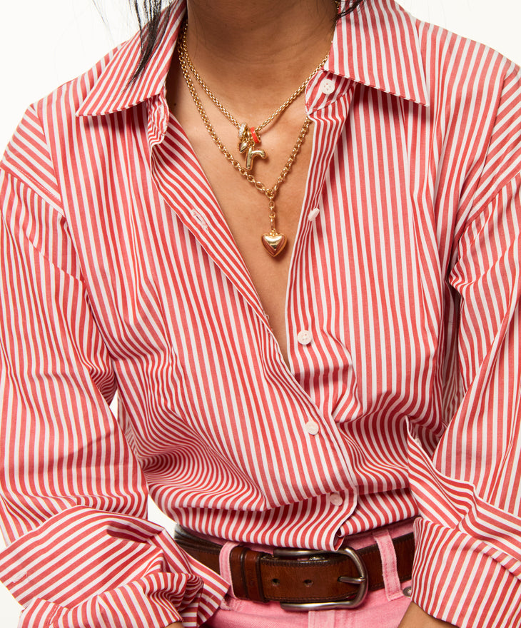 The Mini Puffy Heart Charm Necklace