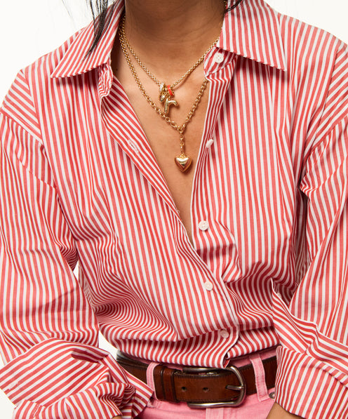 The Mini Puffy Heart Charm Necklace