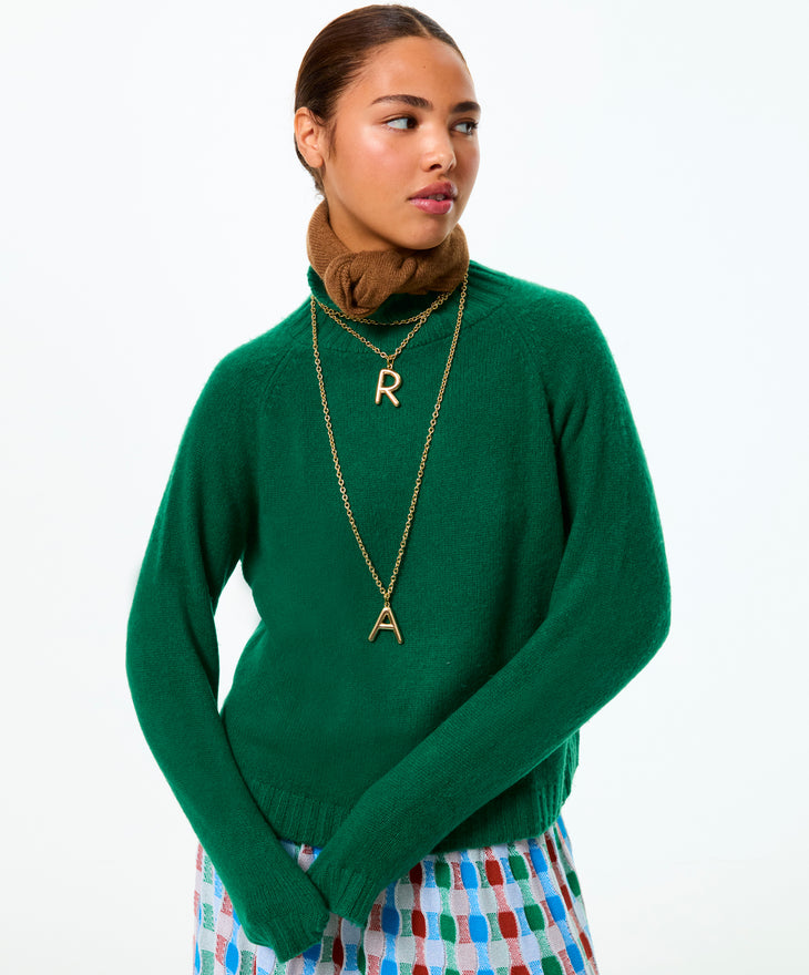 The Very Big Puffy Initial Necklace