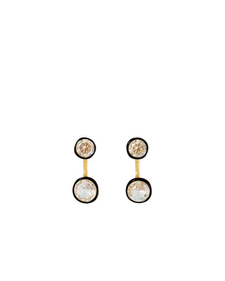 Back in Black Float Earrings Product Image