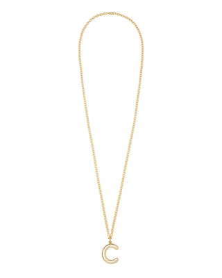 The Very Big Puffy Initial Necklace