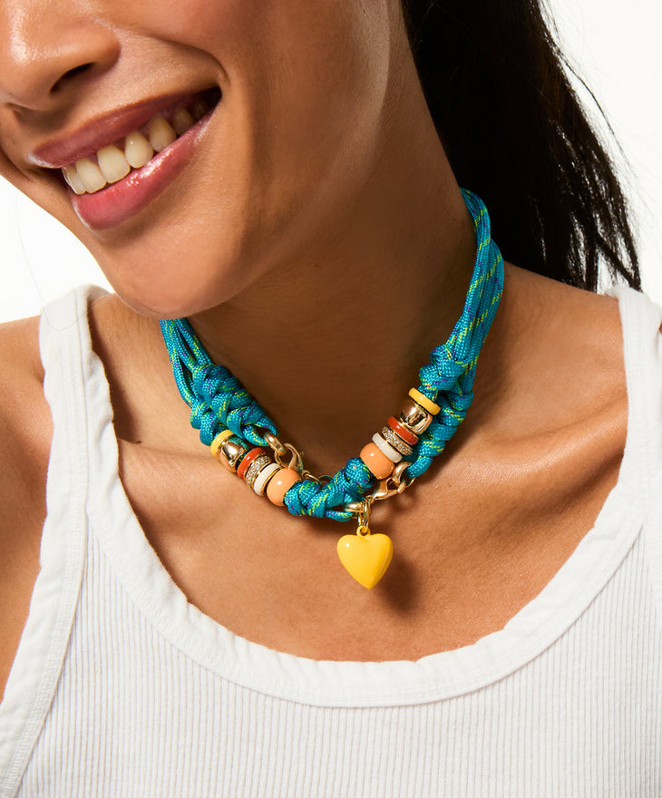 The Super Size Happy Cord Necklace