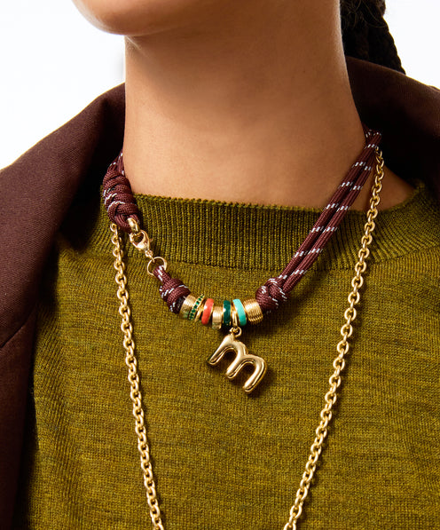 The Super Size Happy Cord Necklace