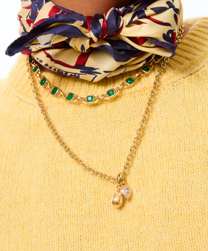 The Jeweled Link Necklace Set