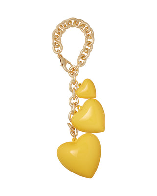 The Puffy Heart Bag Charm