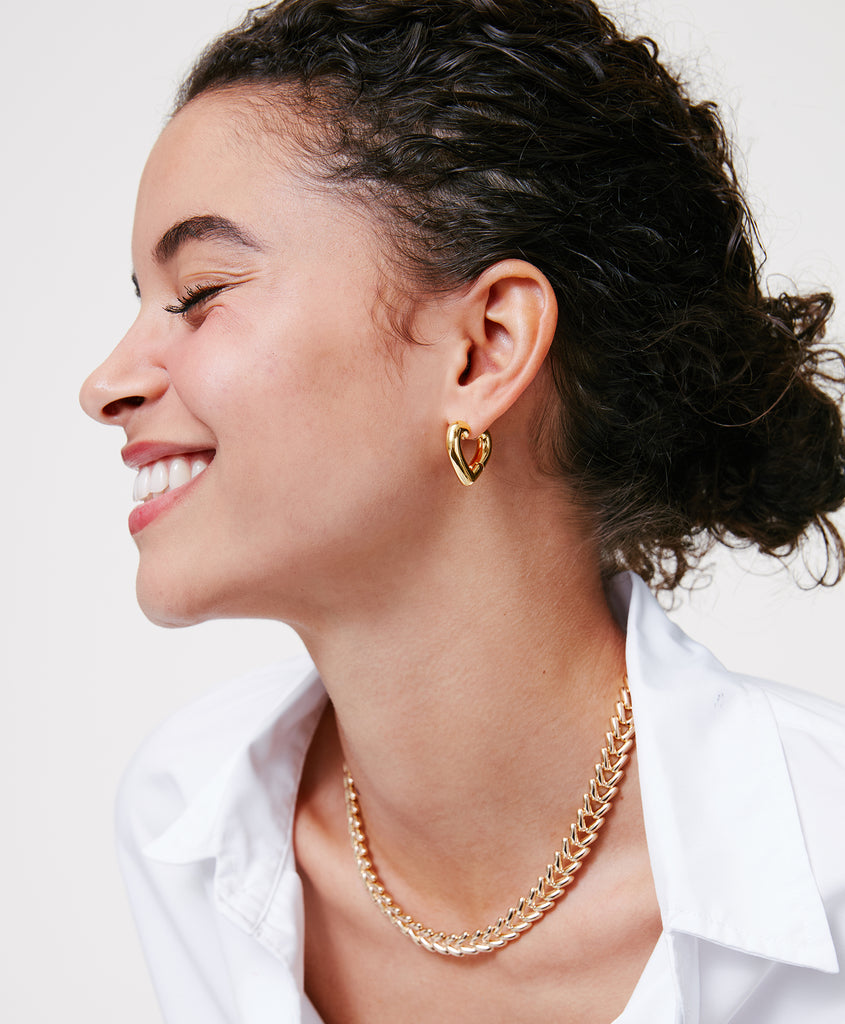 Roxanne Assoulin スタッド ピアス ハート HEART ゴールド Roxanne Assoulin スタッド ピアス ハート HEART ゴールド