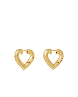 Roxanne Assoulin gold tone heart chubbies