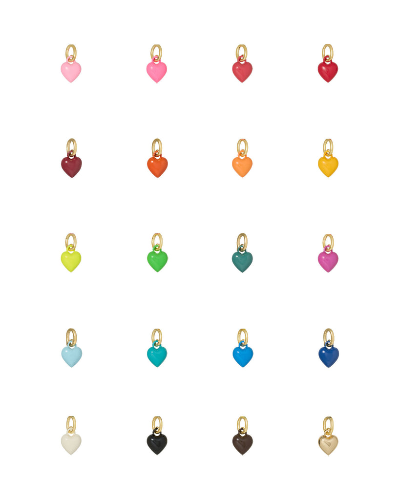 The Itsy Bitsy Puffy Heart Charms – Roxanne Assoulin