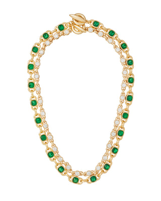 The Jeweled Link Necklace Set