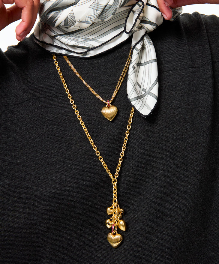 The Mini Florentine Heart Pendant