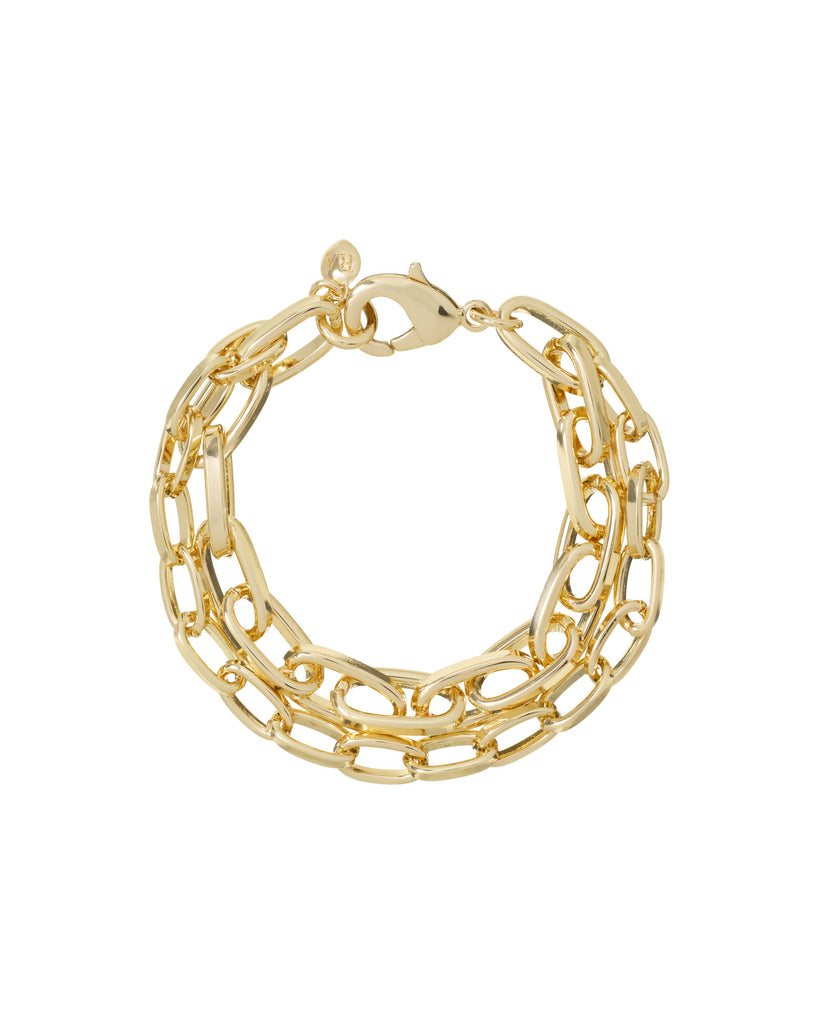 The Paperclip Double Bracelet – Roxanne Assoulin