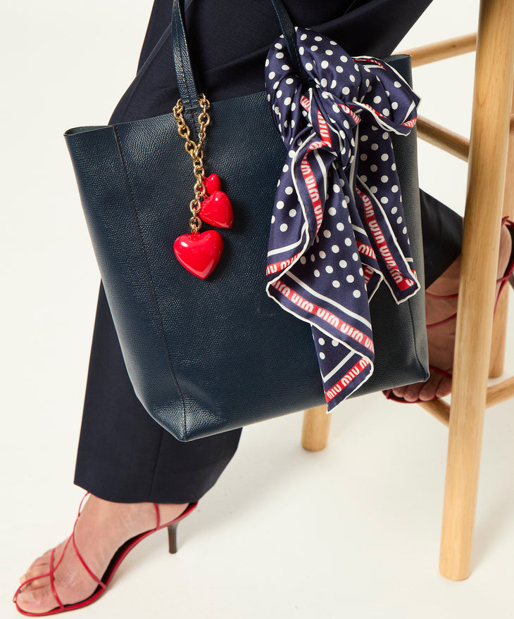 The Puffy Heart Bag Charm