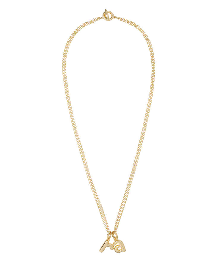 The Puffy Initial Charms