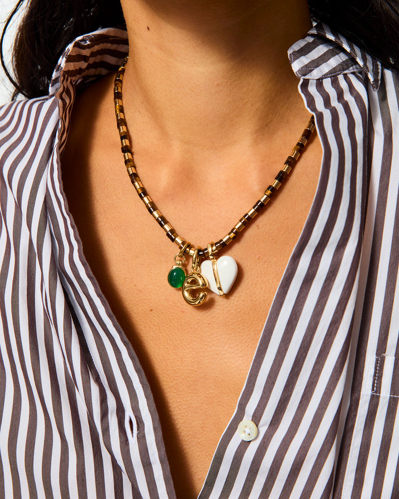 アクセサリー Densetsuno_haikankou The Semi Precious Heishi Necklace – Roxanne Assoulin