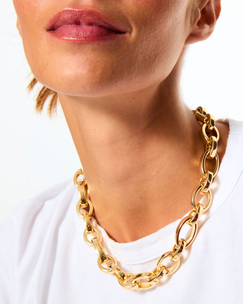 The Puffy Link Necklace – Roxanne Assoulin