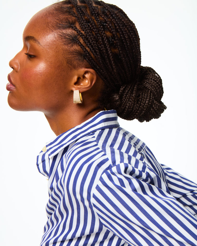 The Ribbed Earrings – Roxanne Assoulin
