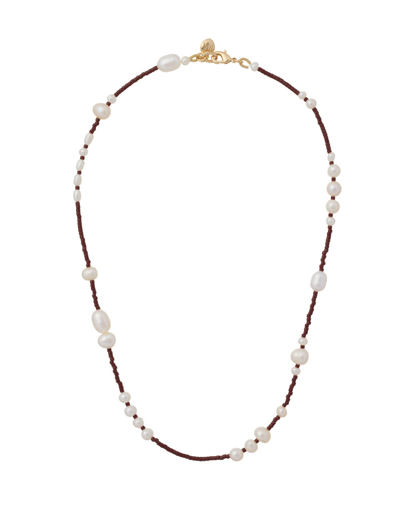 The Happy Pearl Necklace in Espresso – Roxanne Assoulin