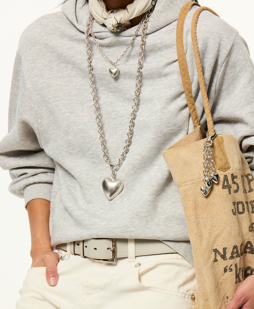 【Roxanne Assoulin】ミニパフィーハートネックレス The Mini Puffy Heart Necklace – Roxanne Assoulin
