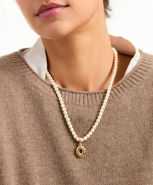 The Charm Pearl Necklace