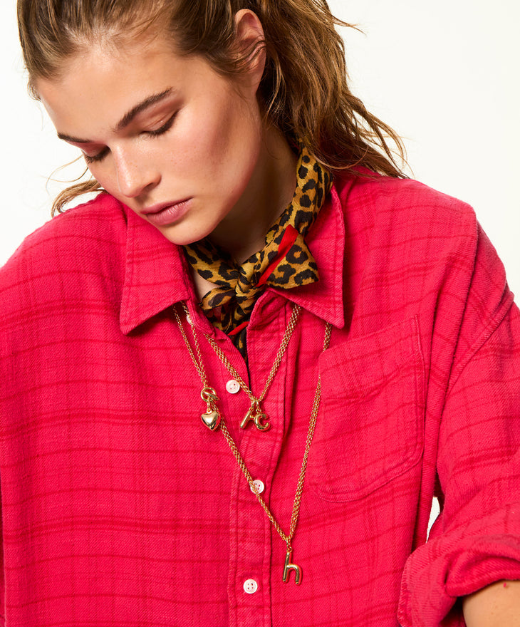 The Puffy Initial Necklace
