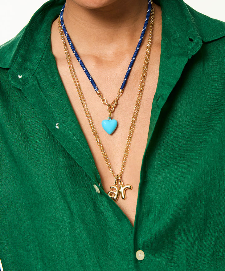 The Happy Cord Charm Necklace