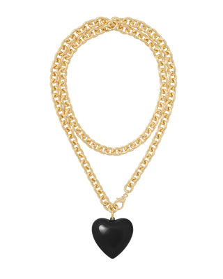 The Big Puffy Heart Charm Necklace