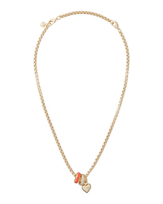 The Box Chain Charm Necklace