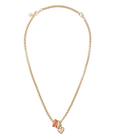 The Box Chain Charm Necklace