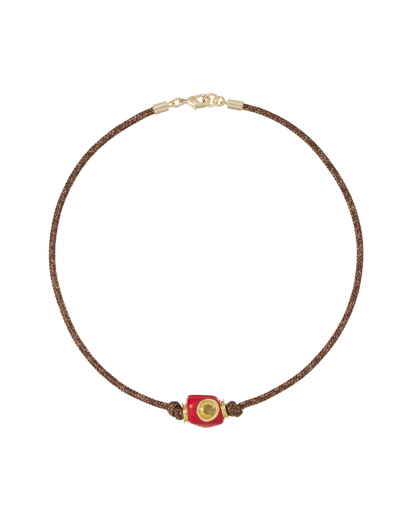 The Coral Tube Cord Necklace – Roxanne Assoulin