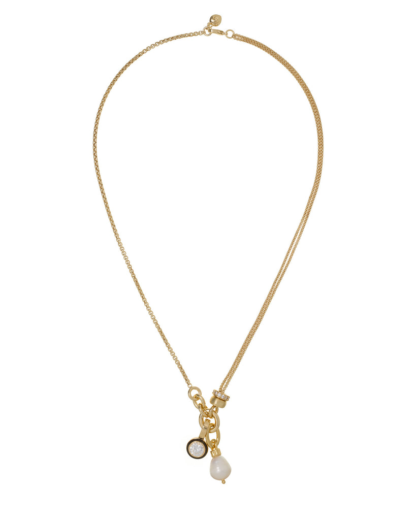 The Double Drop Cubic Pendant – Roxanne Assoulin