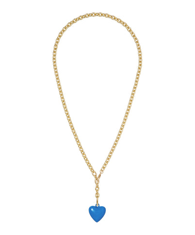 The Mini Puffy Heart Charm Necklace