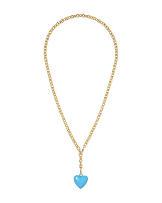 The Mini Puffy Heart Charm Necklace