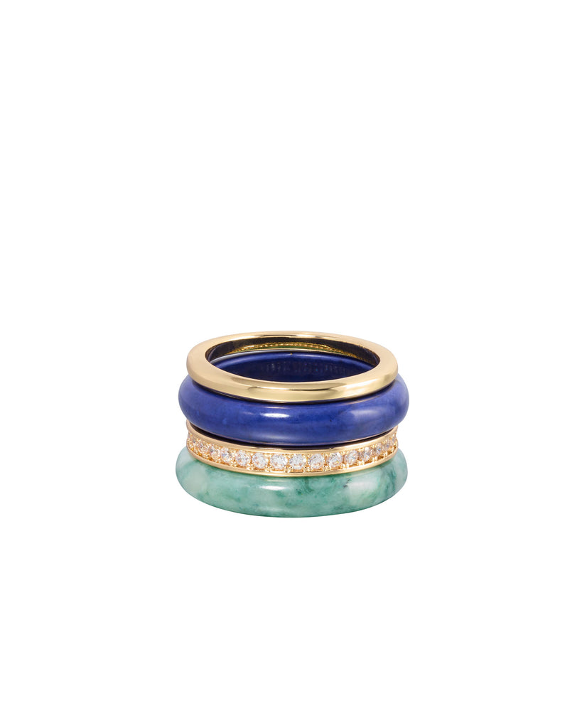 The Stone Ring Stack – Roxanne Assoulin