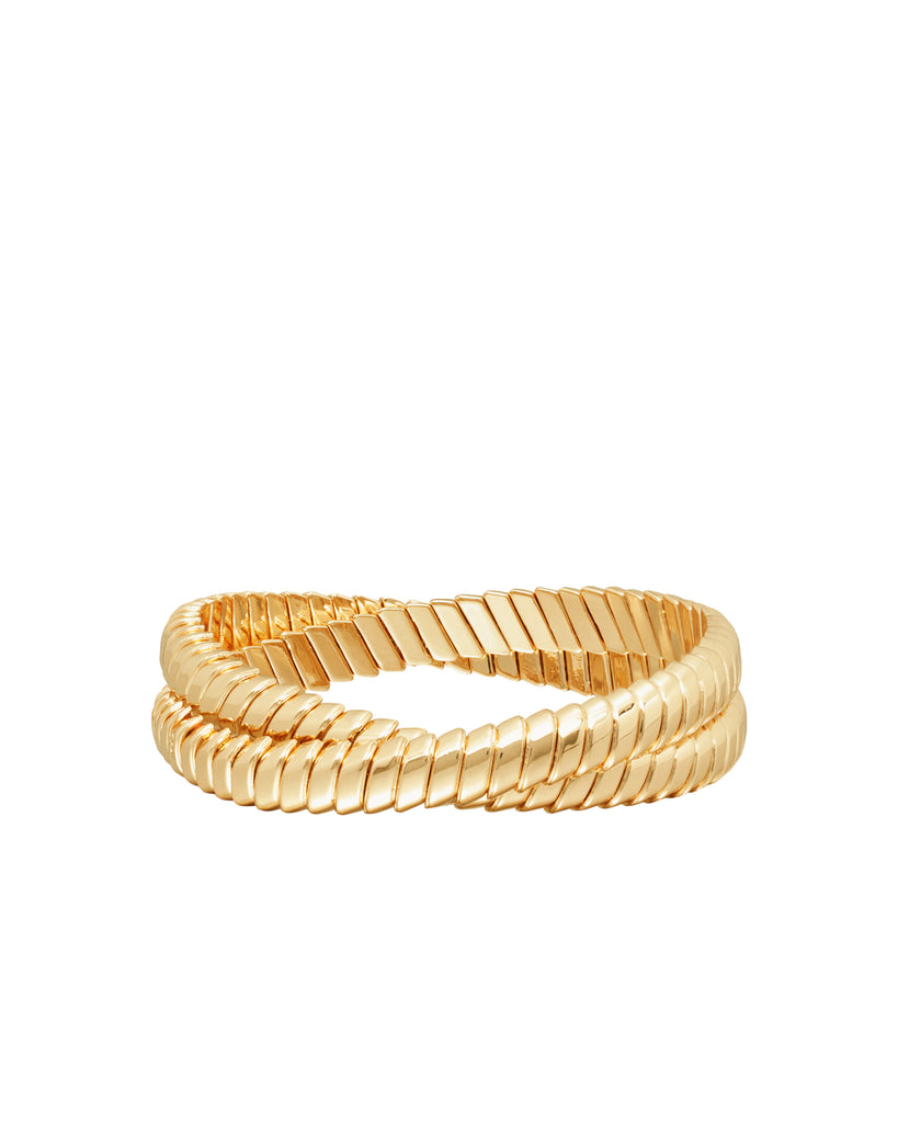 The Rolling Bracelet in Gold | Over The Moon ROXANNE ASSOULIN The Rolling Bracelet in Gold main image 1
