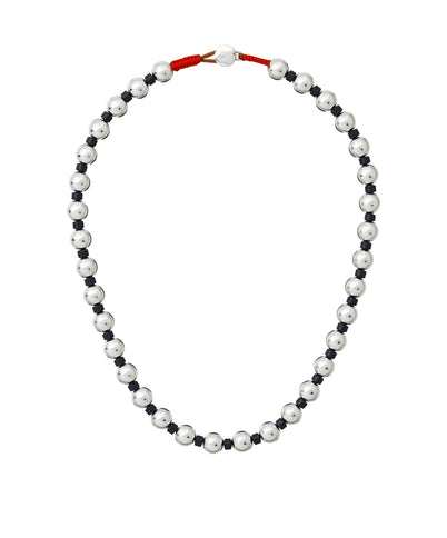 Roxanne Assoulin well bred beaded necklace in silver