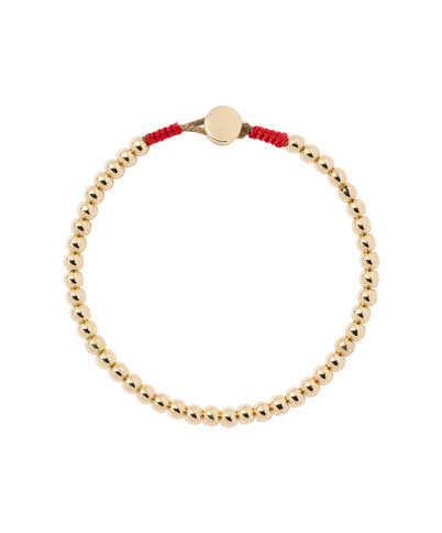 Gold Baby Bead Anklet