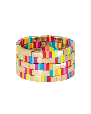 Roxanne Assoulin Chasing Rainbows Bracelet Set of Five Product Image