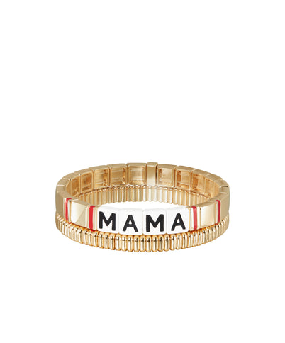 Roxanne Assoulin Golden Mama Bracelet duo 