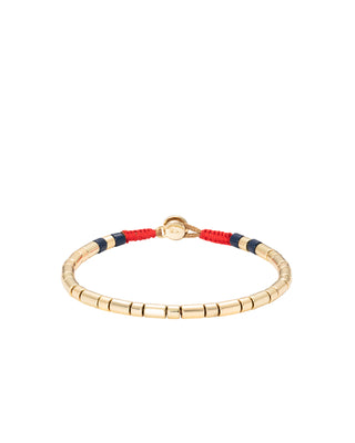 Roxanne Assoulin Mens Wear It Well Duo  Peacoat Bracelet Single Product in Gold 
