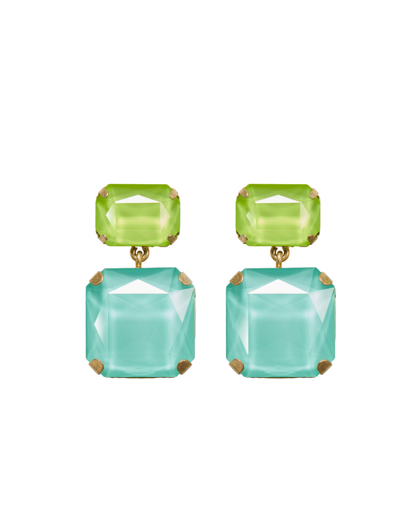 Roxanne Assoulin - The Drop Earrings Emerald