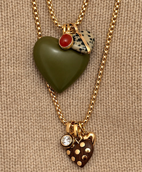 Box Chain Charm Necklace