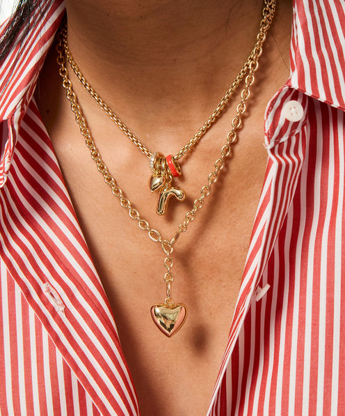 The Box Chain Charm Necklace