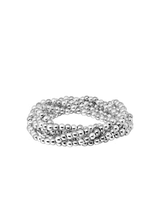 Roxanne Assoulin baby bubble bracelets in silver