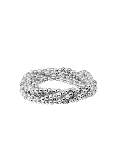 Roxanne Assoulin baby bubble bracelets in silver