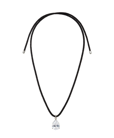 Roxanne Assoulin black tie pendant necklace 