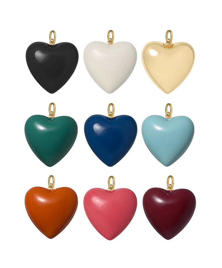 The Big Puffy Heart Charms