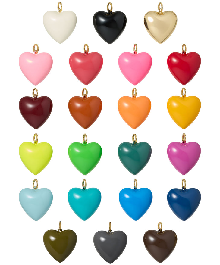 The Big Puffy Heart Charms
