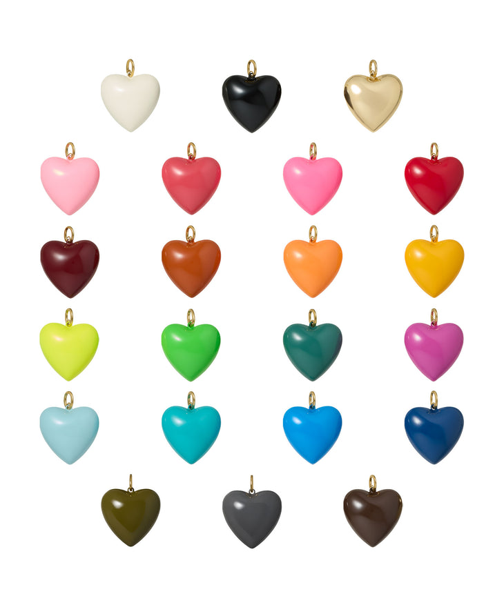 The Big Puffy Heart Charms