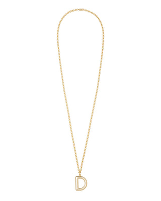 The Very Big Puffy Initial Necklace