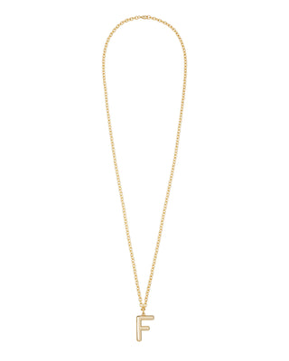 The Very Big Puffy Initial Necklace